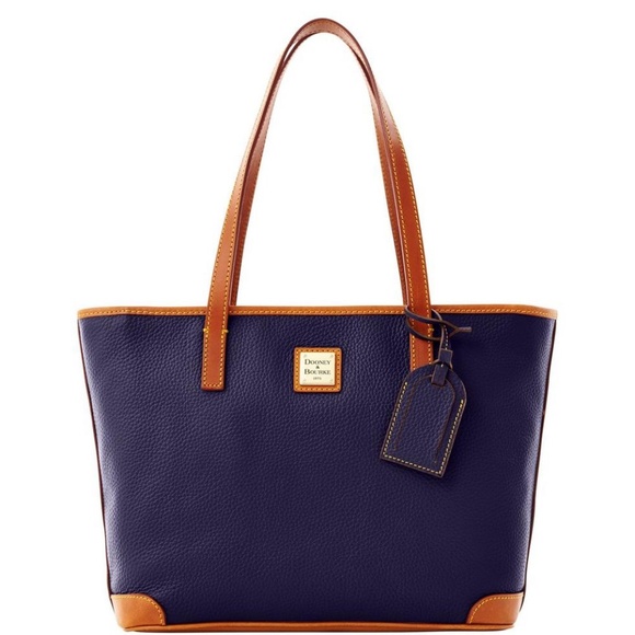 Dooney & Bourke Midnight Blue Pebble Grain Bag
